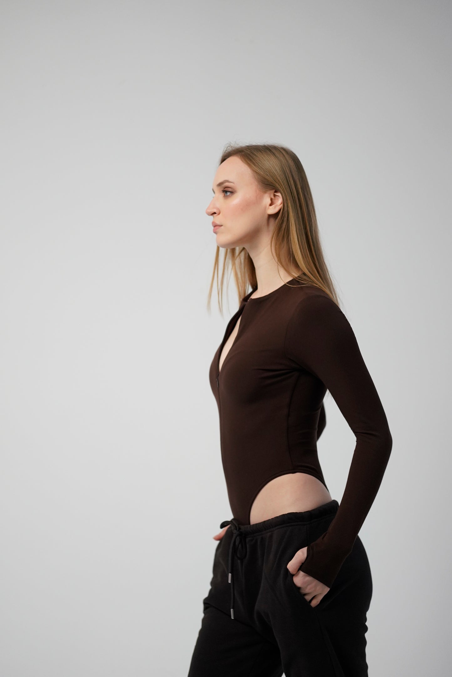 Uzun Kollu Bodysuit