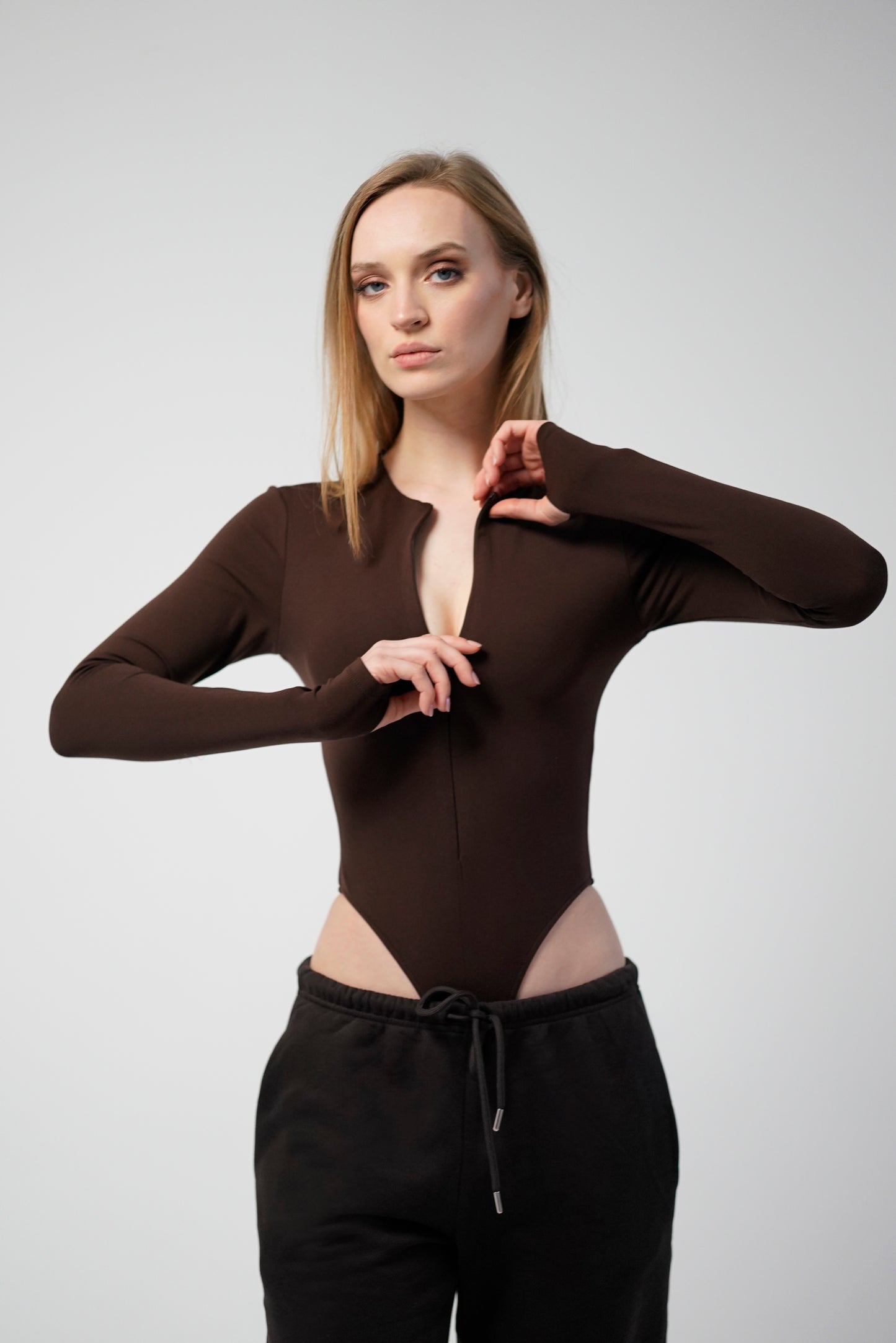 Uzun Kollu Bodysuit